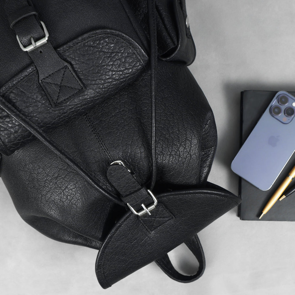 Black Leather Backpack: Timeless Style and Versatility
