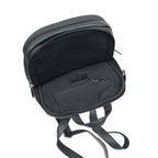 Premium Genuine Leather Multi-Zip Backpack with Padded Straps & Organizer Pockets