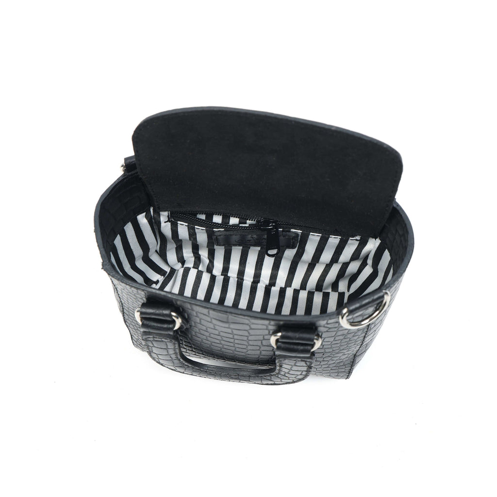 Stylish Leather Croco Print Sling Bag ƒ????? Chic & Versatile. BG-1621