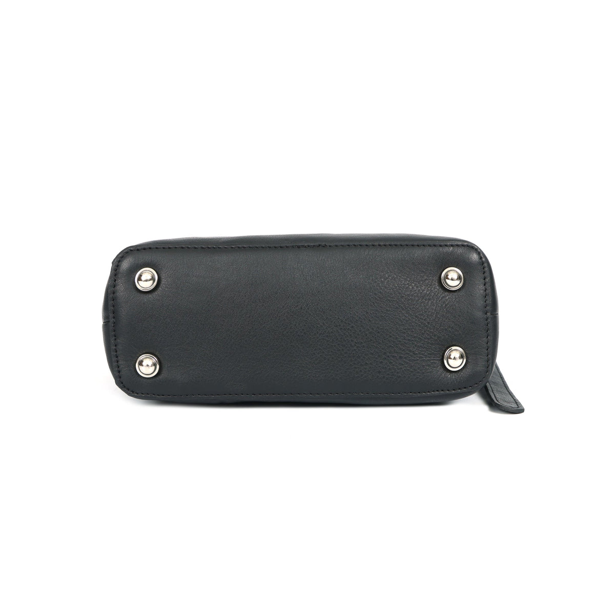 Genuine Leather Black Minimalist Shoulder Bag | Everyday Crossbody Purse for Women Art:-BG-1656