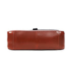 Premium Full-Grain Leather Sling Bag with Flap Closure,  & Adjustable Strap