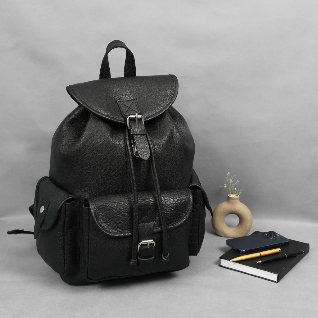Black Leather Backpack: Timeless Style and Versatility