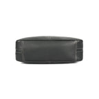 Premium Export Quality Black Leather Messenger with Adjustable Shoulder Strap & Inner Zip Pockets