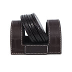 Elegant Leather Coasters for Office Use ƒ????? Stylish & Durable Desk Accessory  Art: LC-03