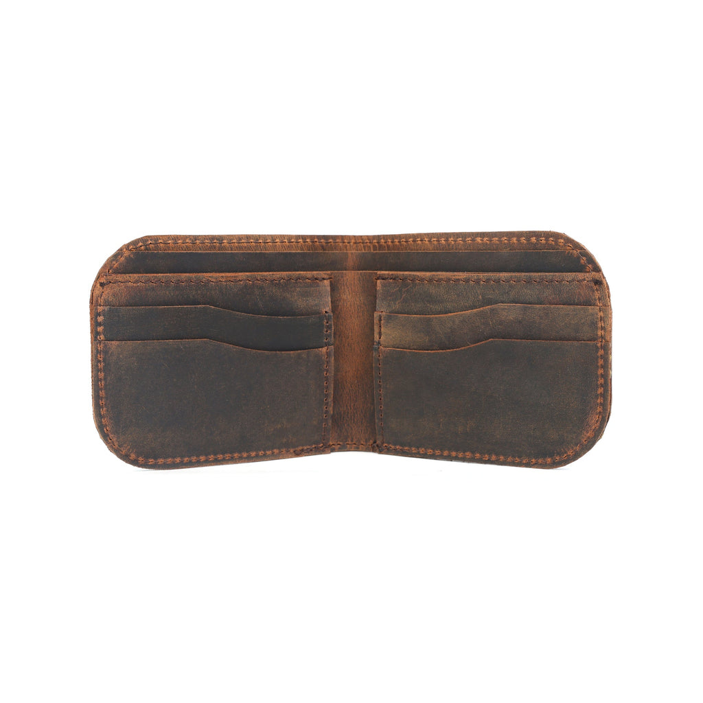 Celtic Dual tone Genuine Leather Slim Bi-Fold Wallet