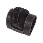 Elegant Leather Coasters for Office Use ƒ????? Stylish & Durable Desk Accessory  Art: LC-03