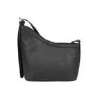 Genuine Leather Black Minimalist Shoulder Bag | Everyday Crossbody Purse for Women Art:-BG-1656