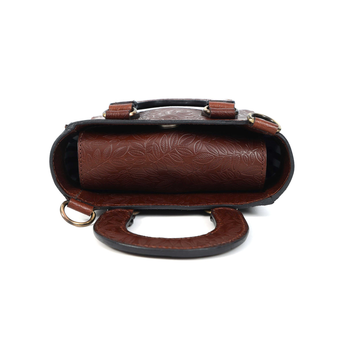 Premium Leather Designer Sling Bag ƒ????? Stylish & Functional for Everyday Use.BG-1619 E Brown