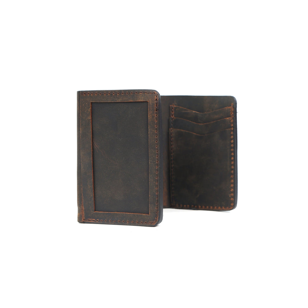 Premium Vintage Leather Trifold Wallet | Stylish Slim Card Holder for Men with Multiple Slots