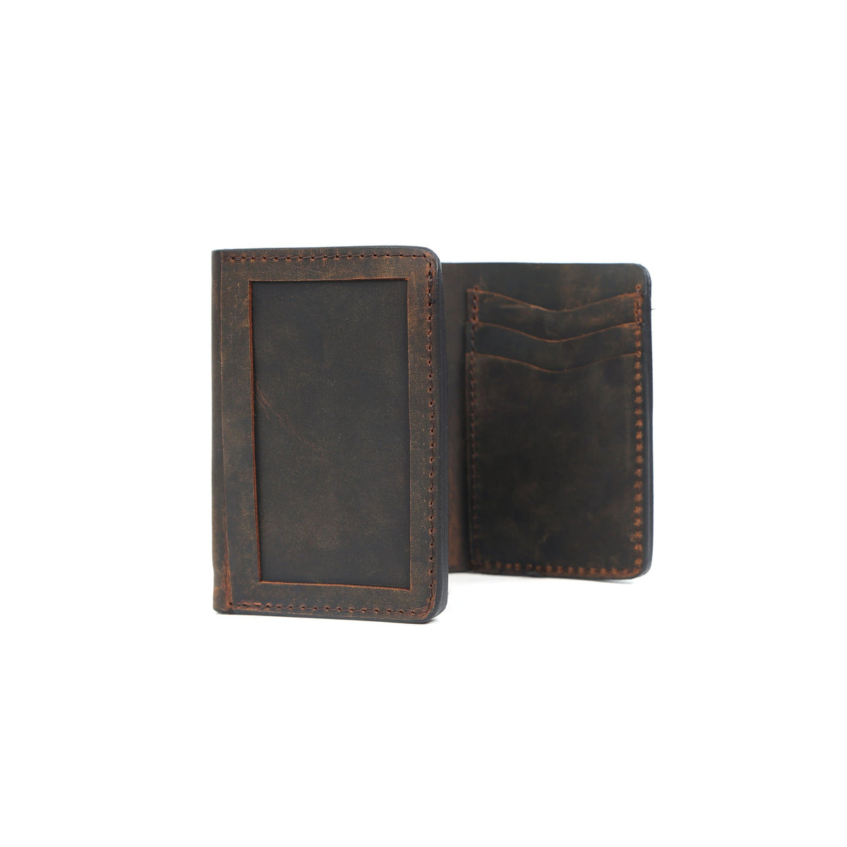 Premium Vintage Leather Trifold Wallet | Stylish Slim Card Holder for Men with Multiple Slots