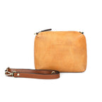 Premium Tan Leather 3-Piece Handbag Combo with Crossbody & Clutch