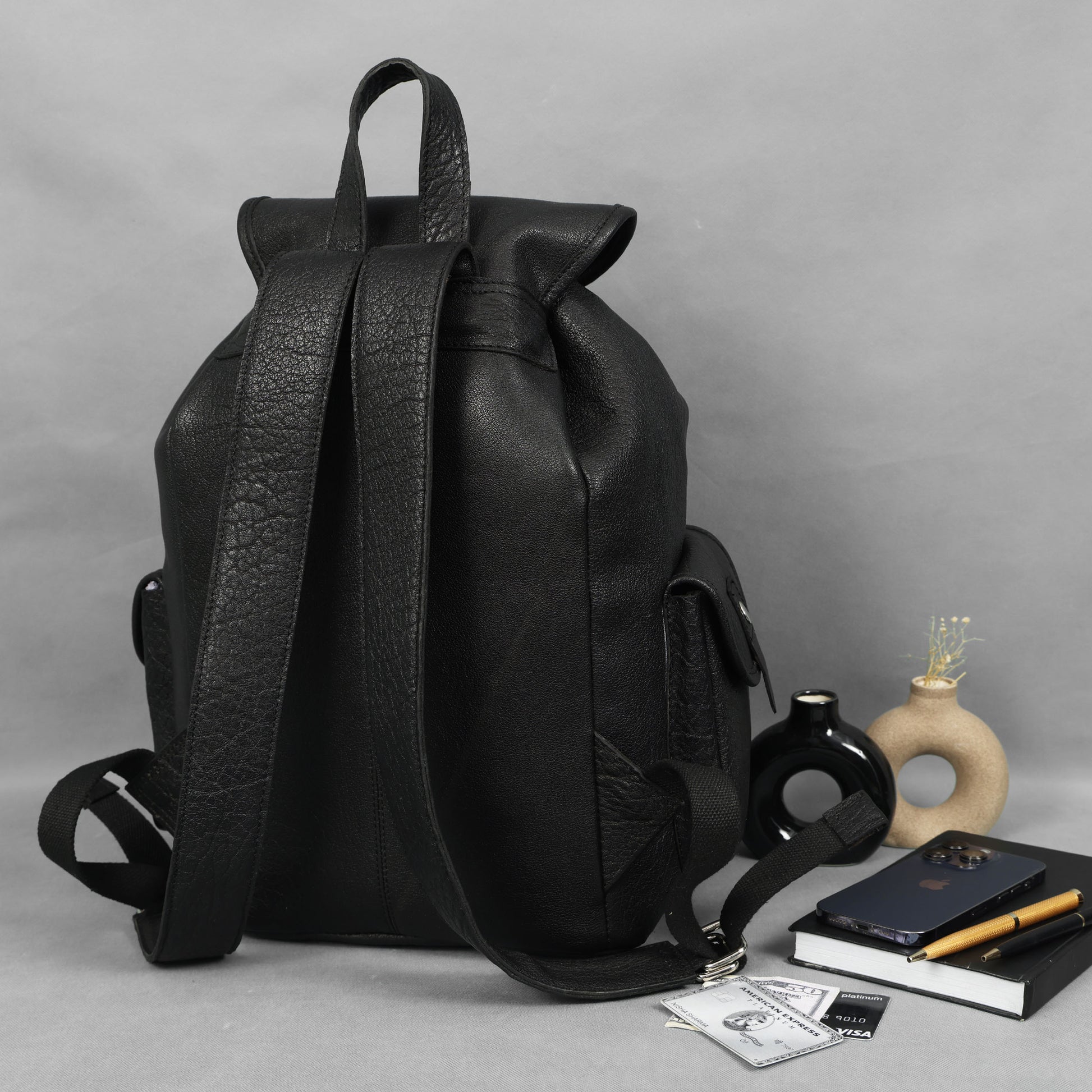 Black Leather Backpack: Timeless Style and Versatility