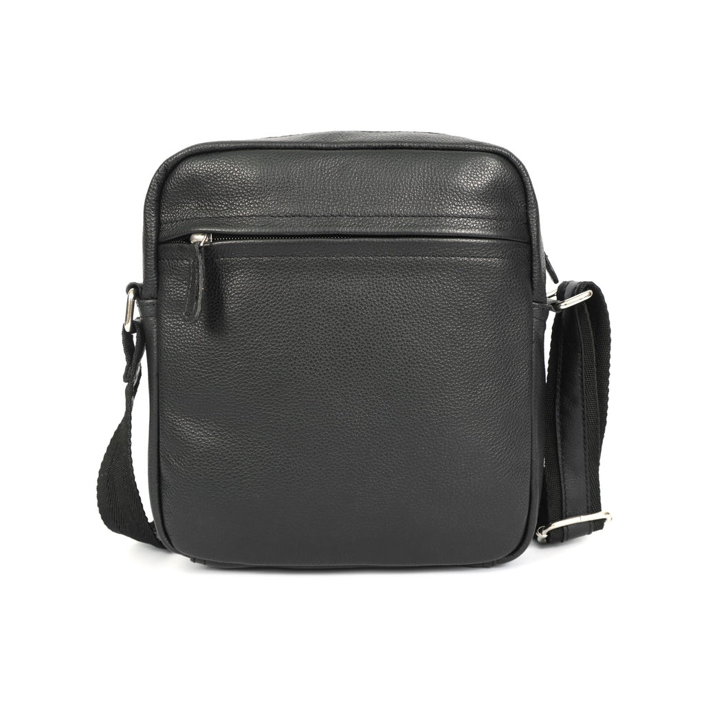 Premium Export Quality Leather Crossbody Bag  with Adjustable Strap & Multiple Zip Pockets