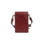 Brown Leather Mobile Pouch with Detachable Sling ƒ????? Stylish & Functional Crossbody Case.LA-1428