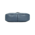 Premium Genuine Leather Flap Crossbody Bag with Adjustable Strap & Zip Pockets