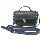 Premium Leather Structured Crossbody HandBag with Top Handle,  & Adjustable Strap