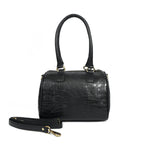 Luxury Black Crocodile Pattern Women’s 4-in-1 Handbag Set (Tote, Shoulder, Sling & clutch)