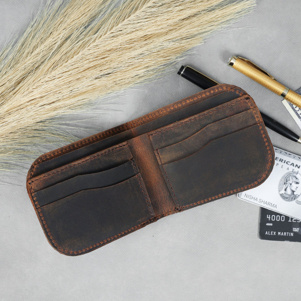 Artisan Brown Tooling Belt + Dual-Tone Wallet Gift Combo