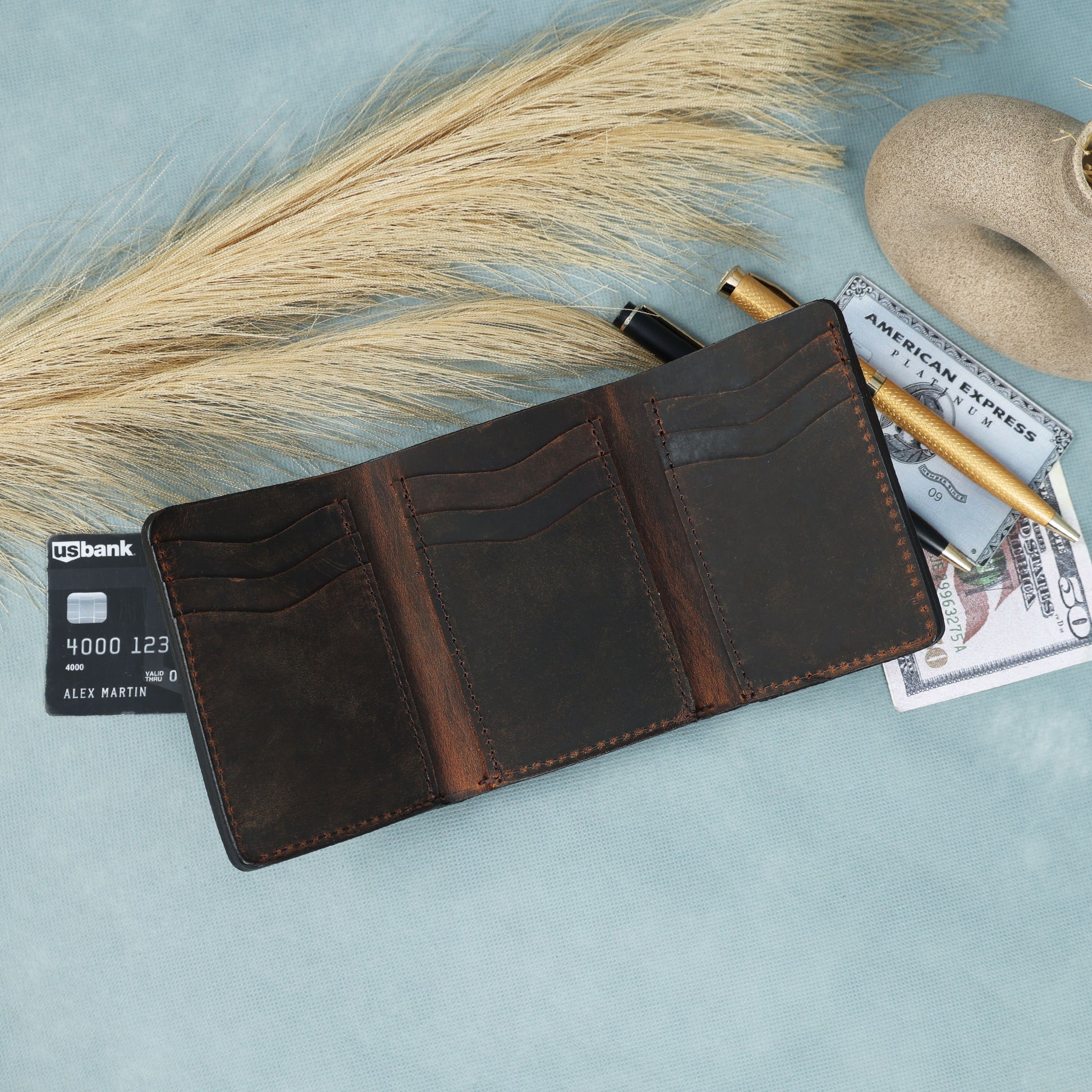 Premium Handcrafted Leather Wallet & Belt Combo  Mens Luxury Gift Set