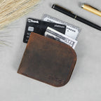 Celtic Dual tone Genuine Leather Slim Bi-Fold Wallet