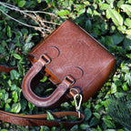 Premium Leather Designer Sling Bag ƒ????? Stylish & Functional for Everyday Use.BG-1619 E Brown