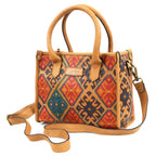 Premium Leather Ethnic 3-Piece Bag Set | Tote, Sling & Clutch
