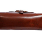 Classic Structured Handbag with Front Buckle Pocket & Top Handles
