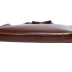 Structured Leather Laptop Bag with Top Handle & Detachable Shoulder Strap