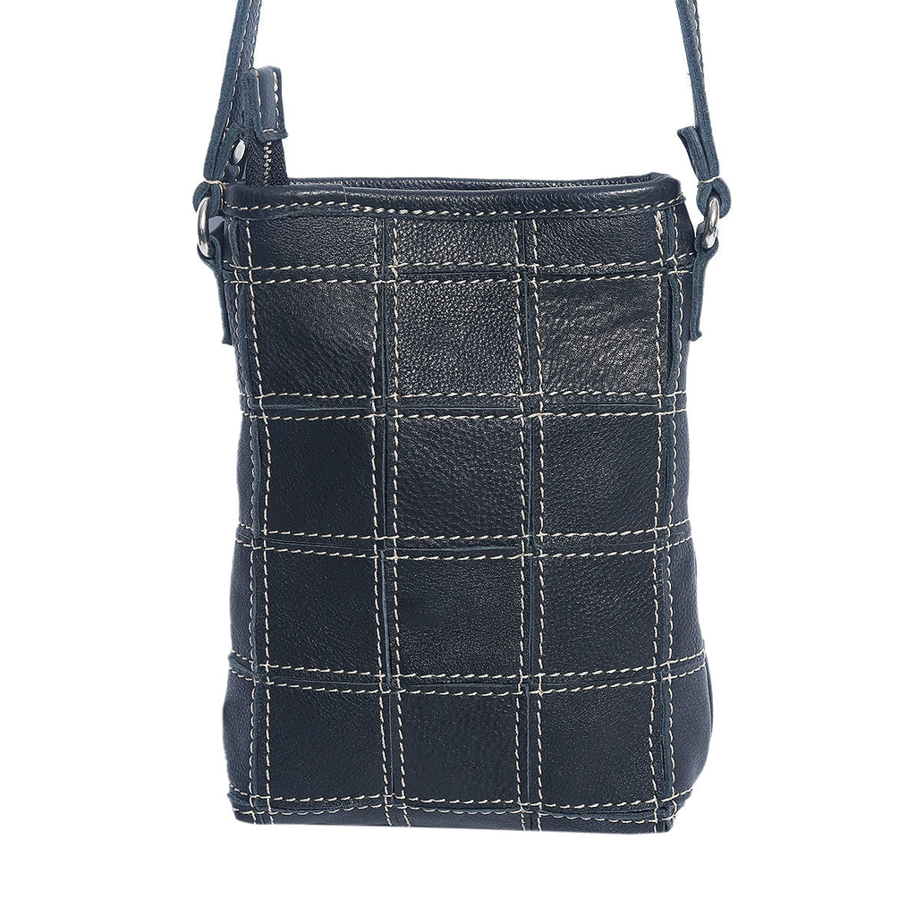 Minimal Crossbody Phone Pouch with  Strap & Secure Zip Closure