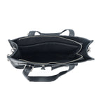Premium Export Quality Genuine Leather Office Tote Bag with Zip Pockets & Sling Strap
