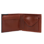 Premium Two-Tone Genuine Leather Mens Wallet | Slim Bifold Export Quality with Coin Pocket