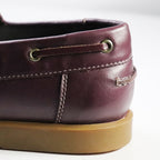 Laced Up Closure Genuine Leather Slip On Flat Stylish Retro Design Men Fashion Wear Shoes