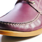 Laced Up Closure Genuine Leather Slip On Flat Stylish Retro Design Men Fashion Wear Shoes