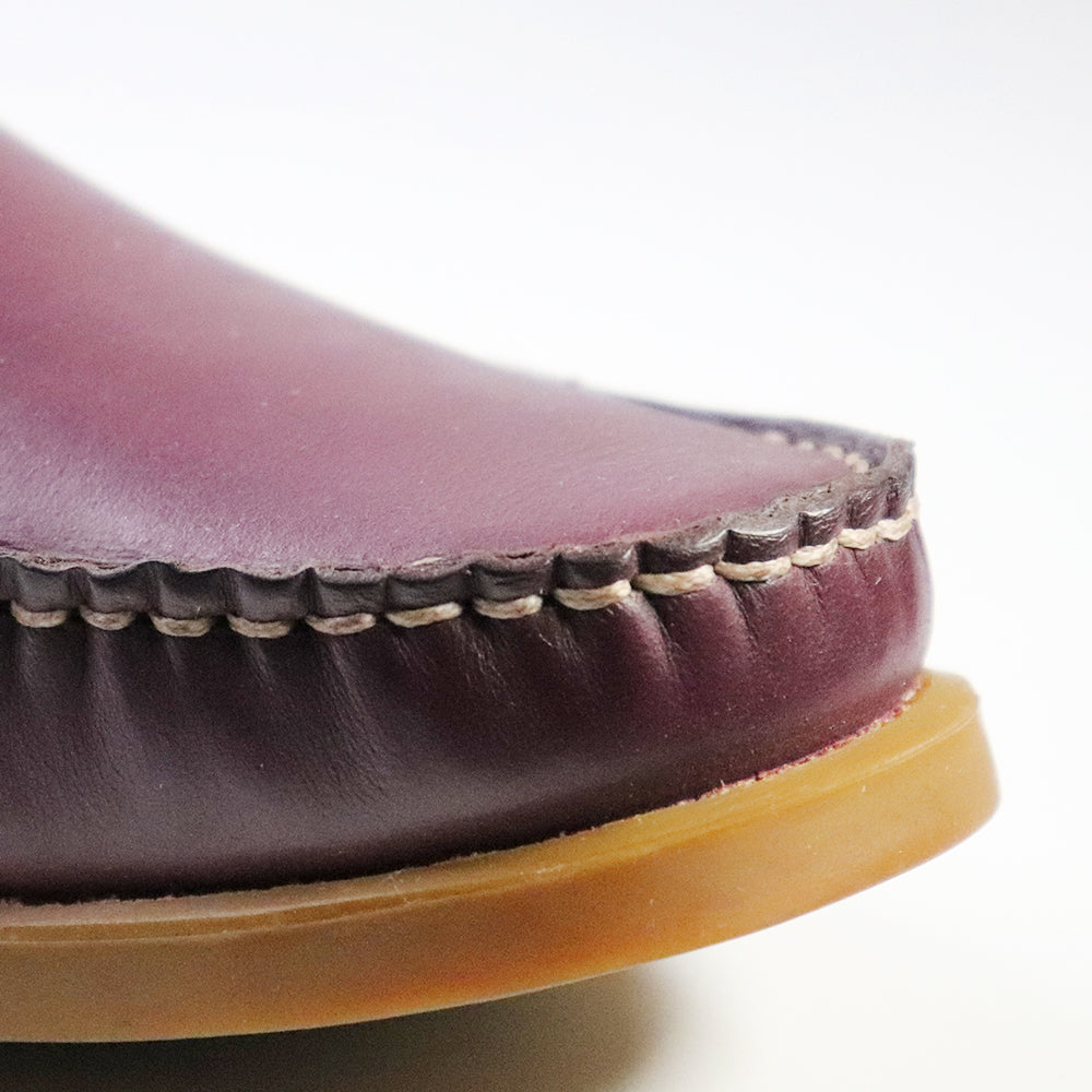 Laced Up Closure Genuine Leather Slip On Flat Stylish Retro Design Men Fashion Wear Shoes