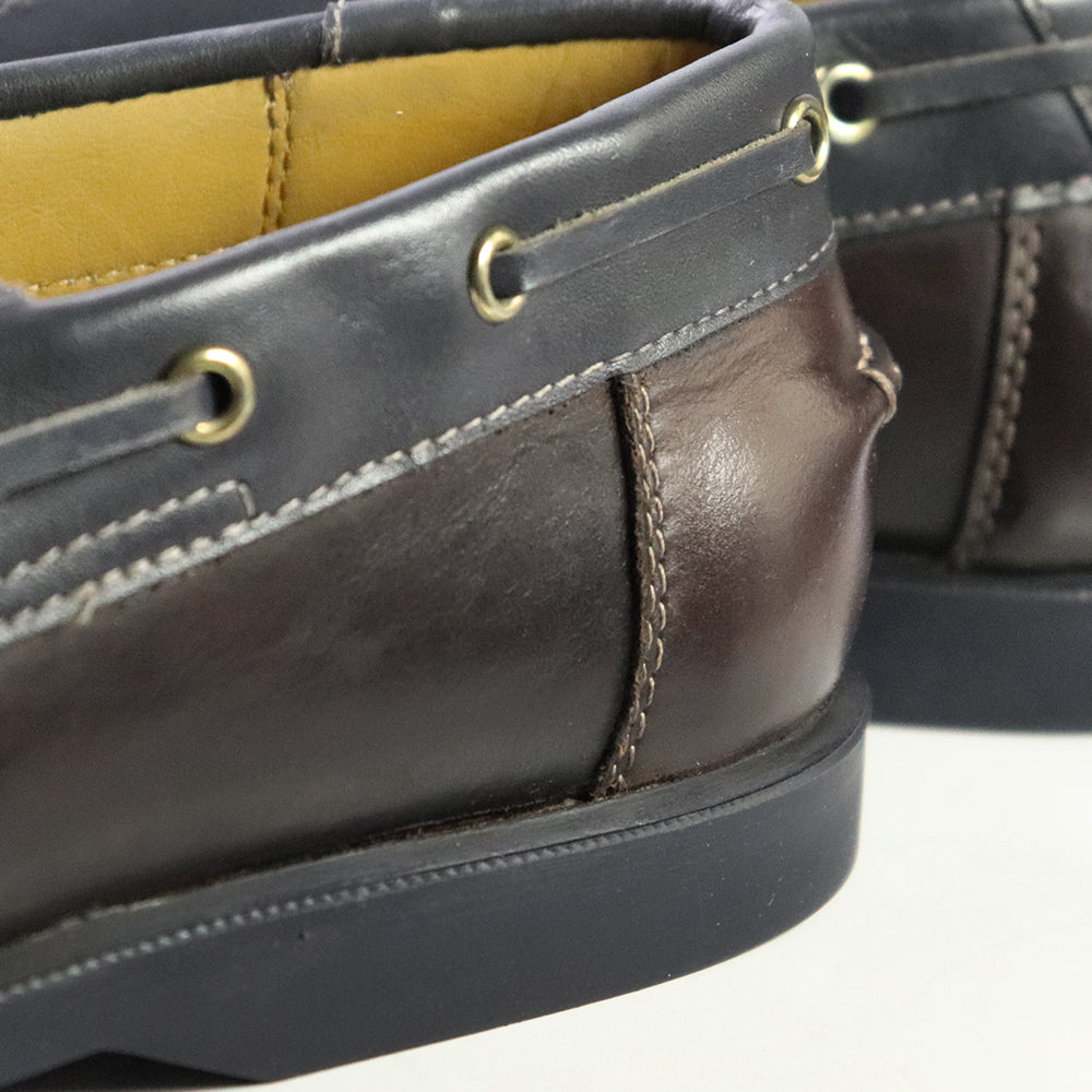 Laced Up Closure Genuine Leather Slip On Flat Stylish Retro Design Men Fashion Wear Shoes