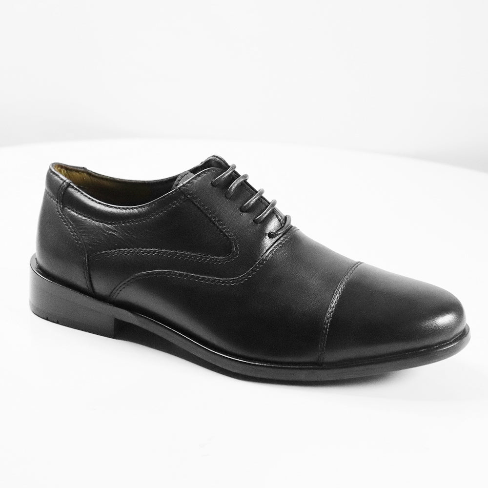 Men's Genuine Leather Milano Cap Toe Formal Shoes Hand Crafted to perfection by renowned Artisans. Lace Ups