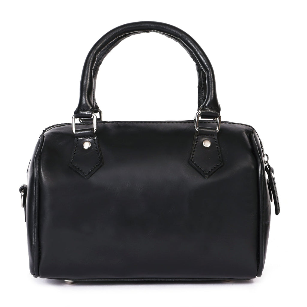 Premium  Leather Handbag with Detachable Shoulder Strap