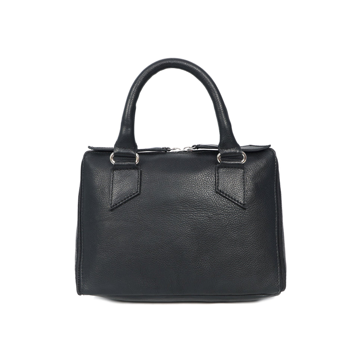 Black Premium Soft 100% Pure Leather Handheld Bag ƒ????? Elegant & Durable Everyday Purse. BG-1629
