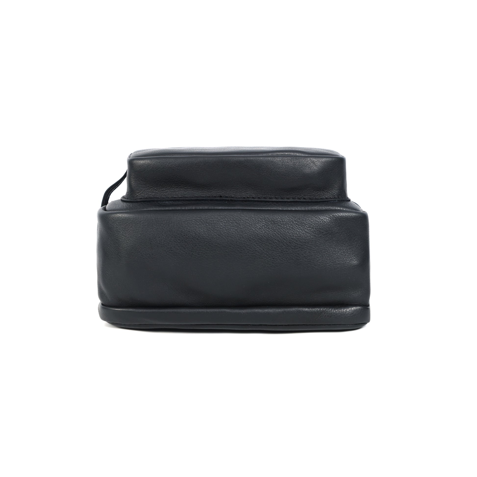 Premium Export Quality Genuine Leather Crossbody Bag with Dual Zip Pockets & Strap