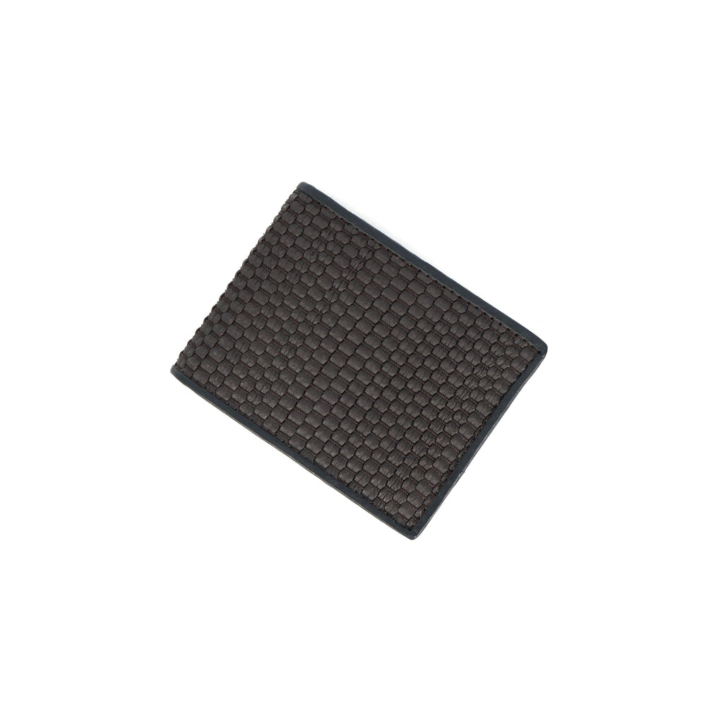 Celtic Webbing Genuine Leather Bi-Fold Wallet – Black