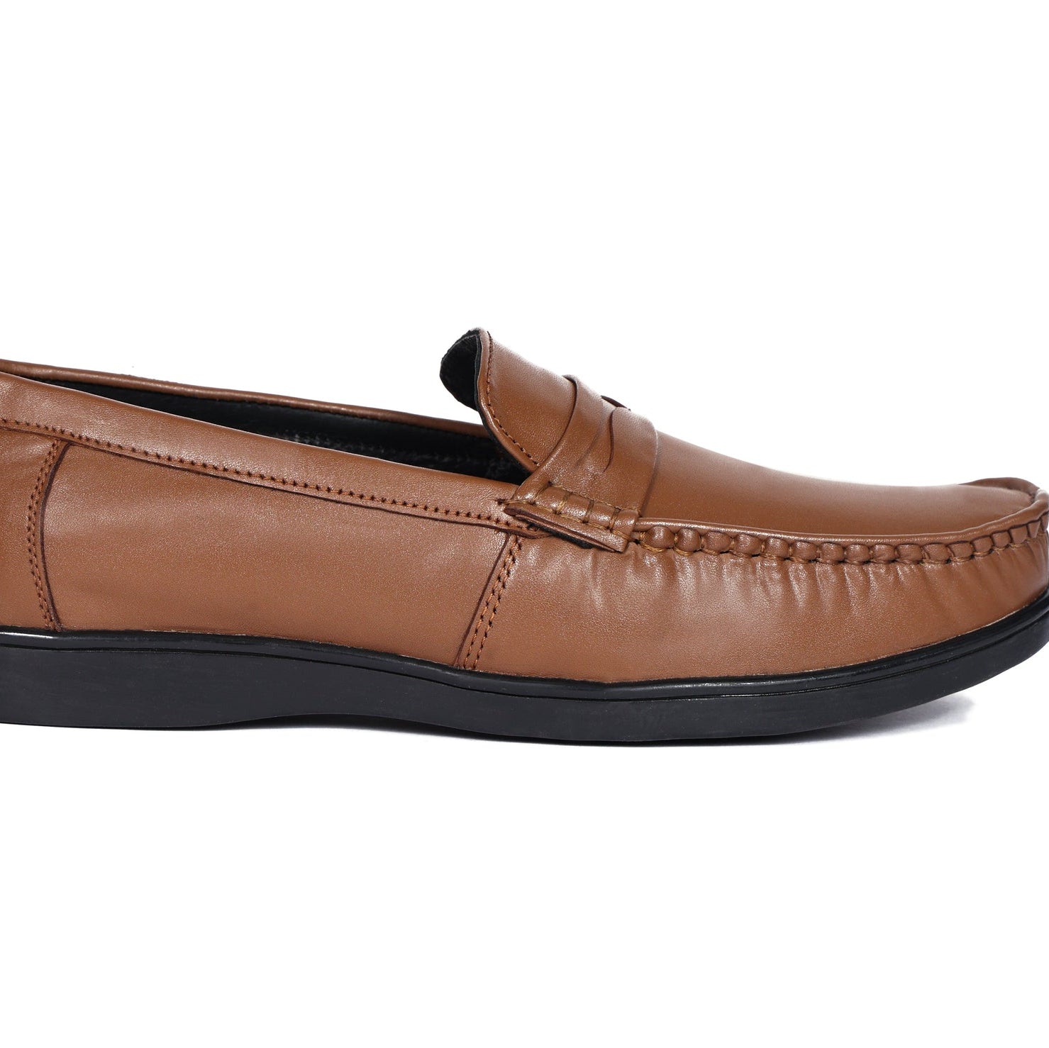 Men's Genuine Leather Penny Loafers an Formal Slip-On Shoes