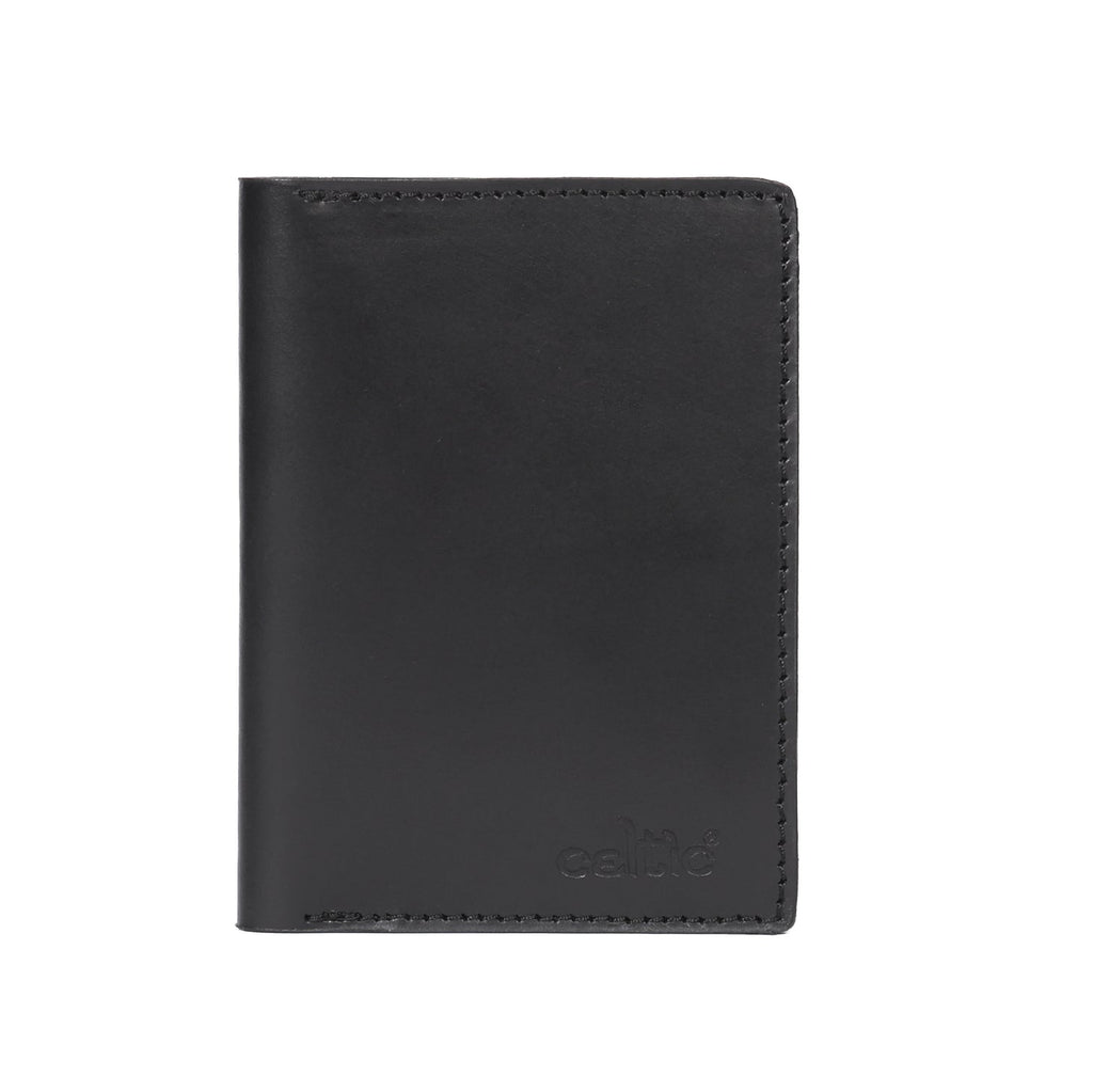 Celtic pure leather passport case with designer look. Art: LA-1415