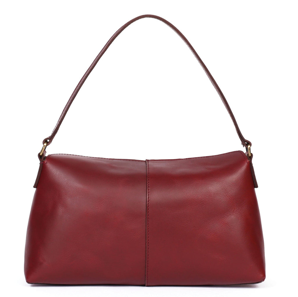 Premium  Genuine Leather Burgundy Shoulder & Sling Bag