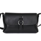 Celtic  Genuine Leather Sling Bag with Ring-Flap Design