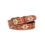 Heritage Edition: Premium Printed Belt & Genuine Leather Wallet Set