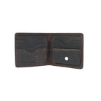 Celtic Vintage Brown Genuine Leather Bi-Fold Wallet with Coin Pocket