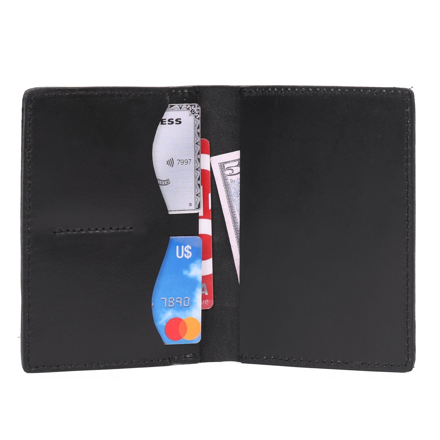 Celtic pure leather passport case with designer look. Art: LA-1415