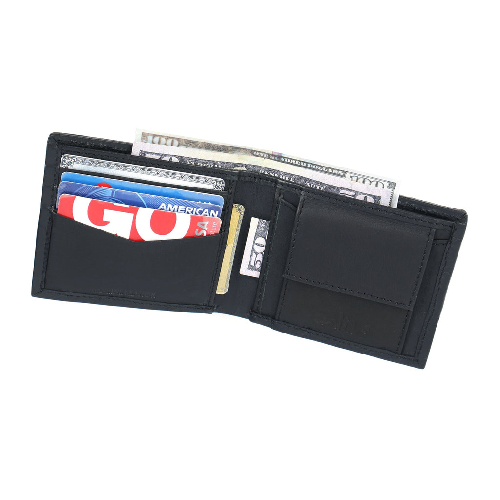 Celtic Webbing Genuine Leather Bi-Fold Wallet