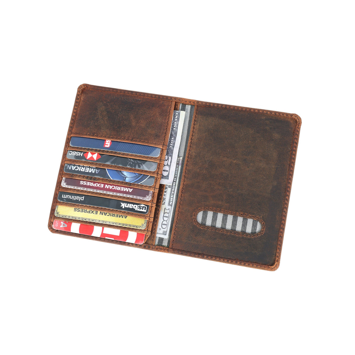 Celtic Premium Vintage Brown Genuine Leather Card Holder Wallet – Slim & Stylish