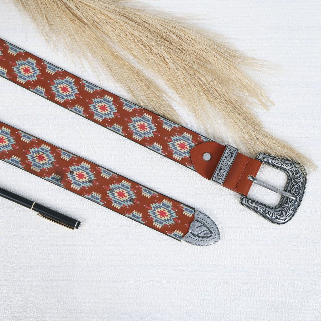 Stylish Digital Print Belt  Unique Graphic Design, Durable & Adjustable.